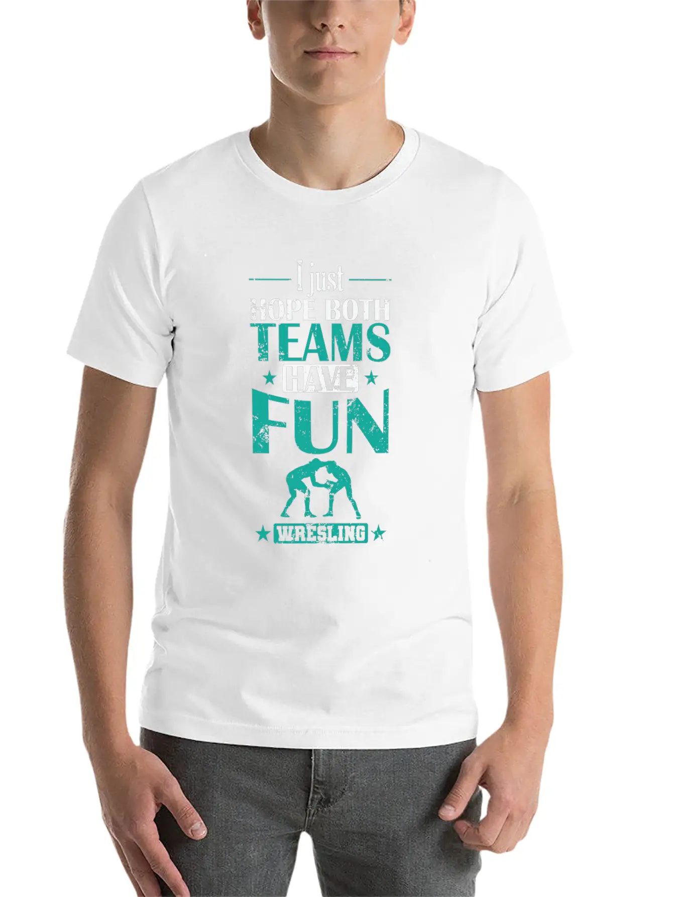 I Just Hope Both Teams Have Fun Wrestling Relaxed Everyday Tee – Lightweight And Durable Cotton