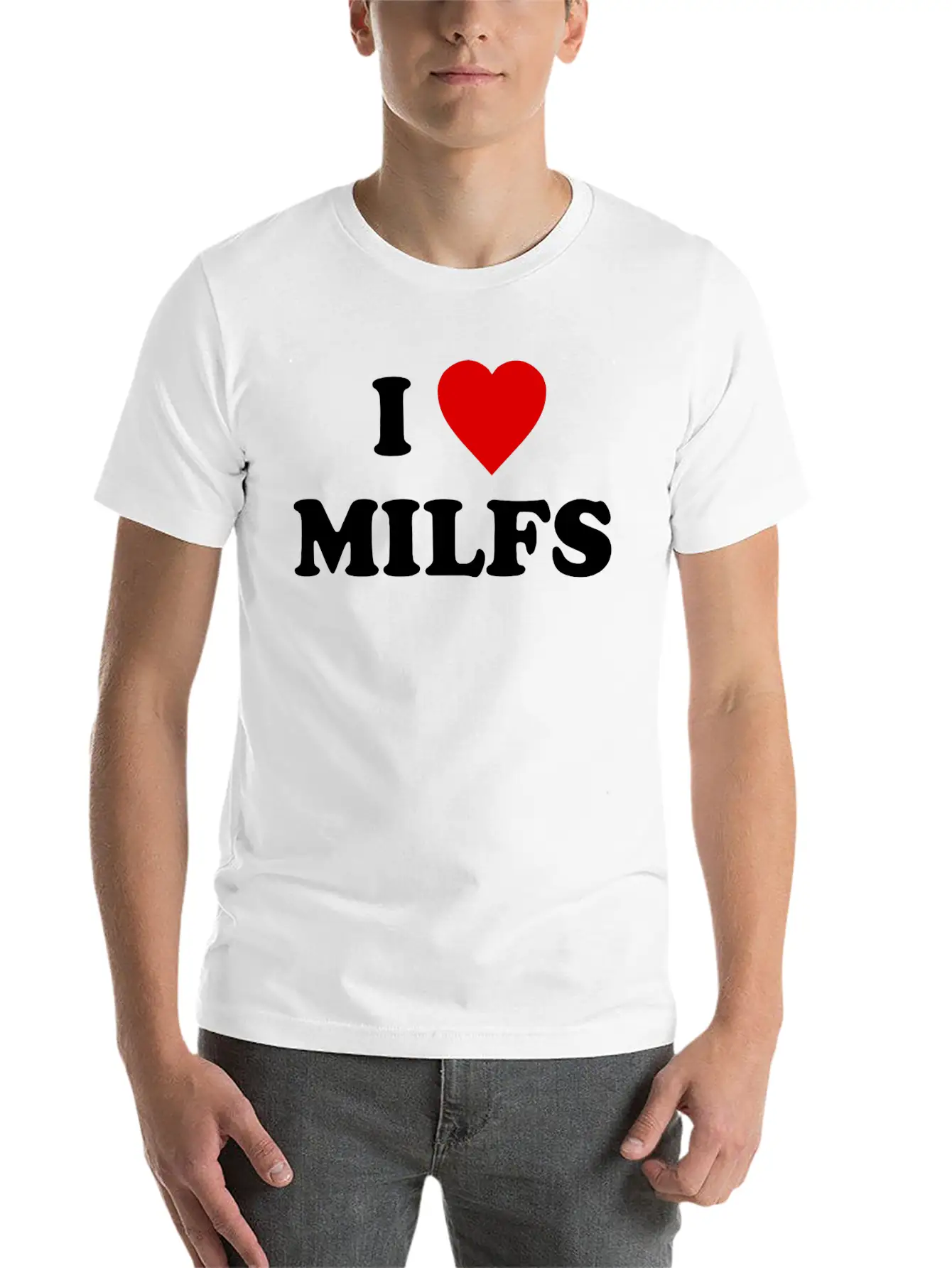 I Love Milfs Basic Graphic T-Shirt – Daily Comfort In Soft Cotton