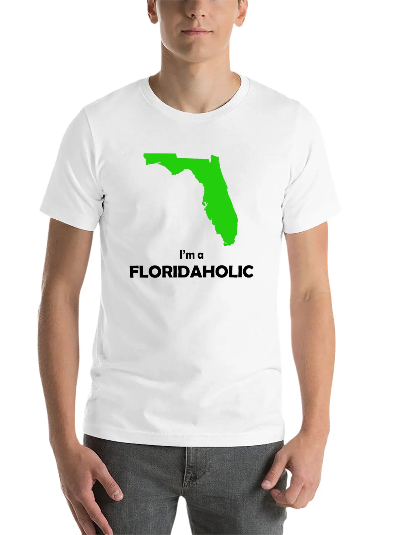 I M A Floridaholic Stylish Everyday T-Shirt – Unisex Basic Cotton Tee