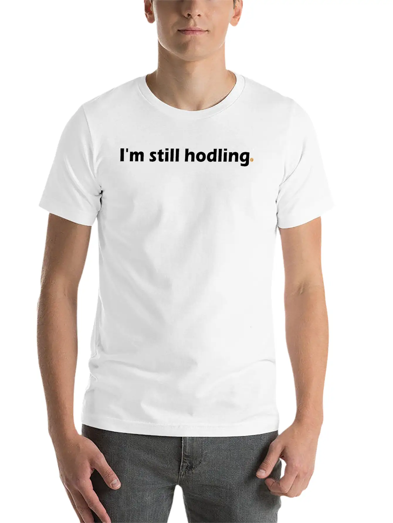 Im Still Hodling Bitcoin Investment Crypto Altcoin Basic Graphic T-Shirt – Daily Comfort In Soft Cotton