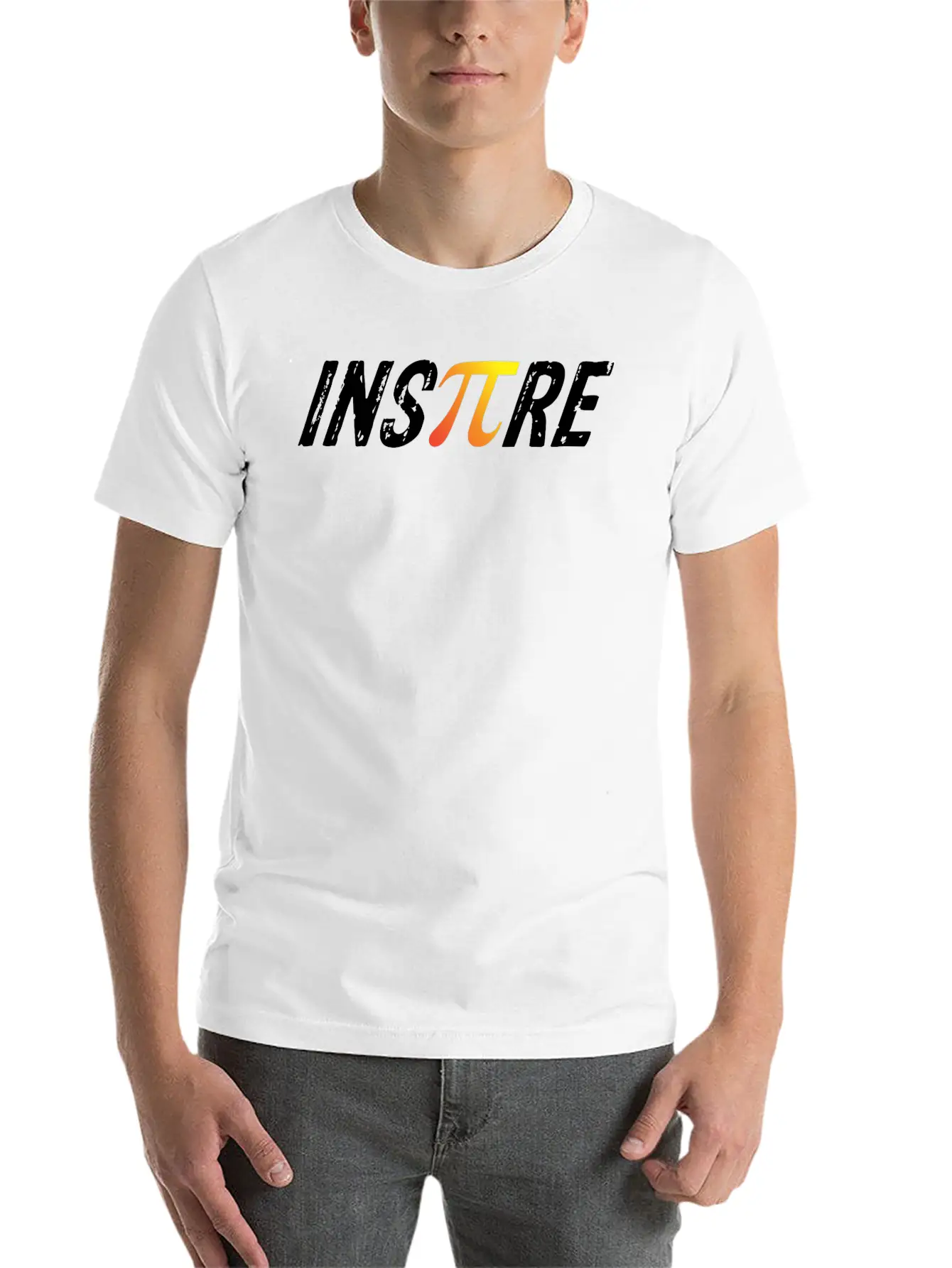 Inspire Pi Funny Tee Cool Mathematician Lightweight Cotton T-Shirt – Daily Comfort Graphic Shirt