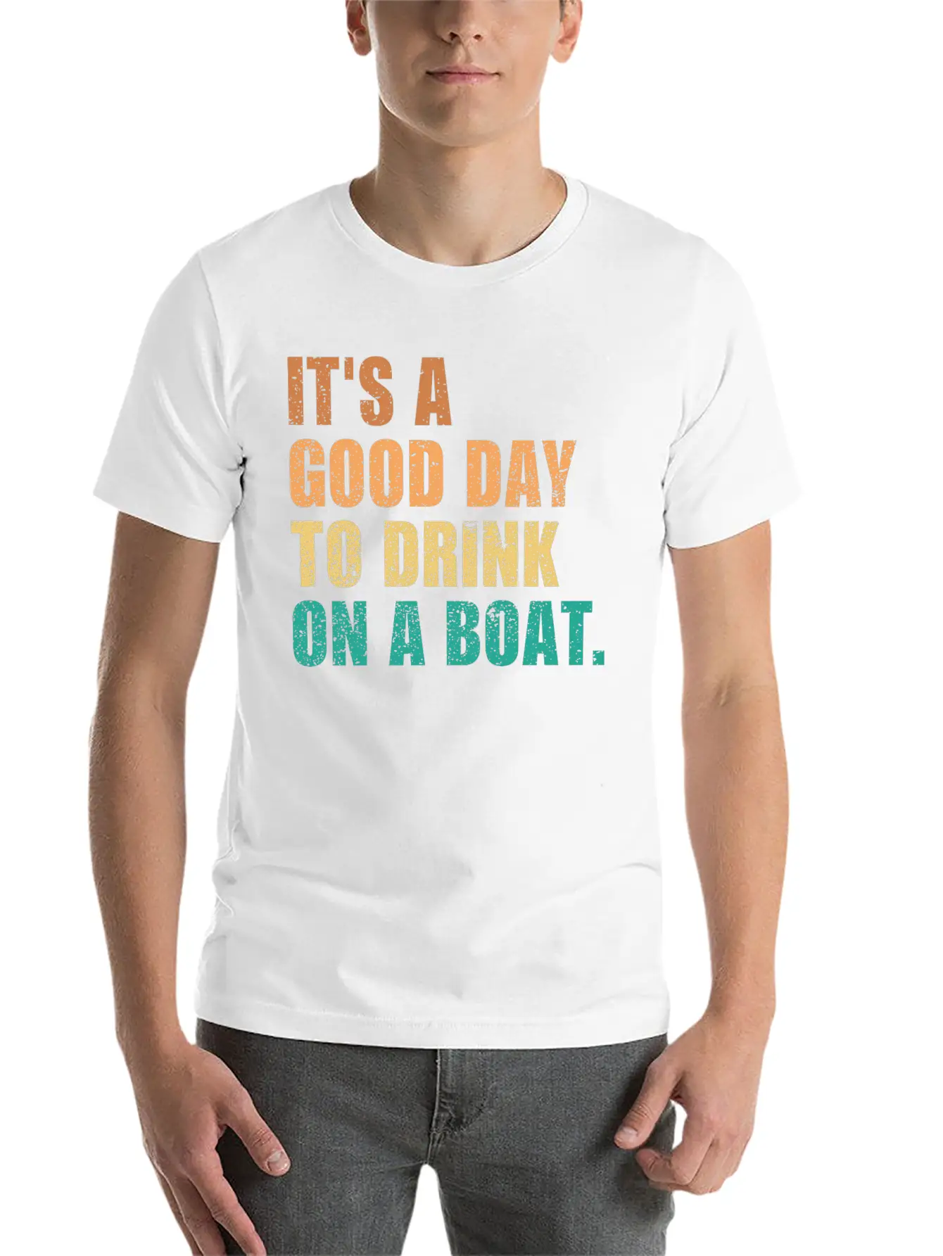 Its A Good Day To Drink On A Boat Gift Essential Cotton Tee For Daily Outfits – Unisex Style
