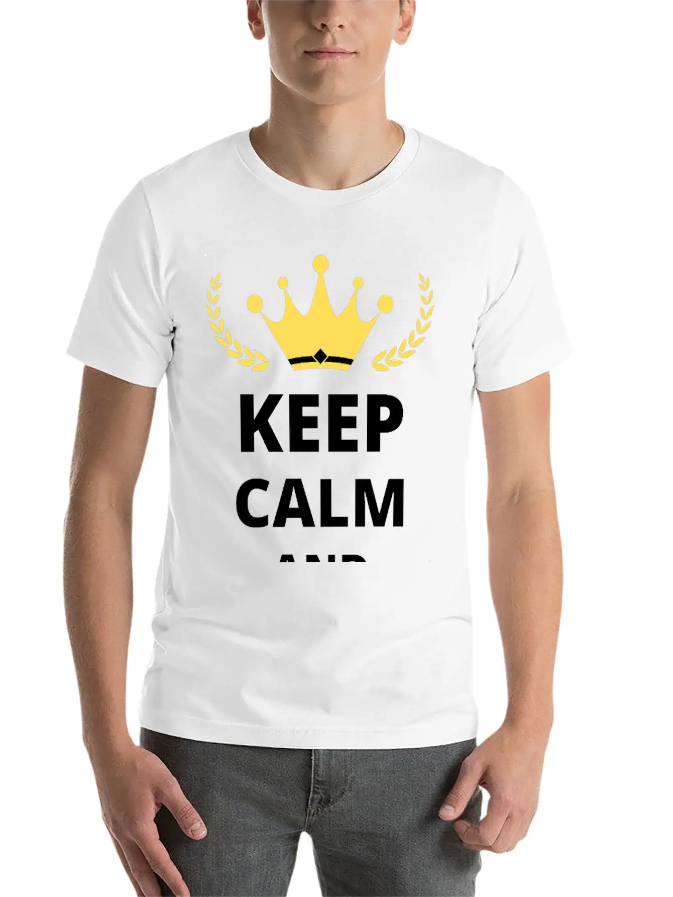 Keep Calm And Let It Go Unisex Cotton Tee – Relaxed Fit For Any Occasion