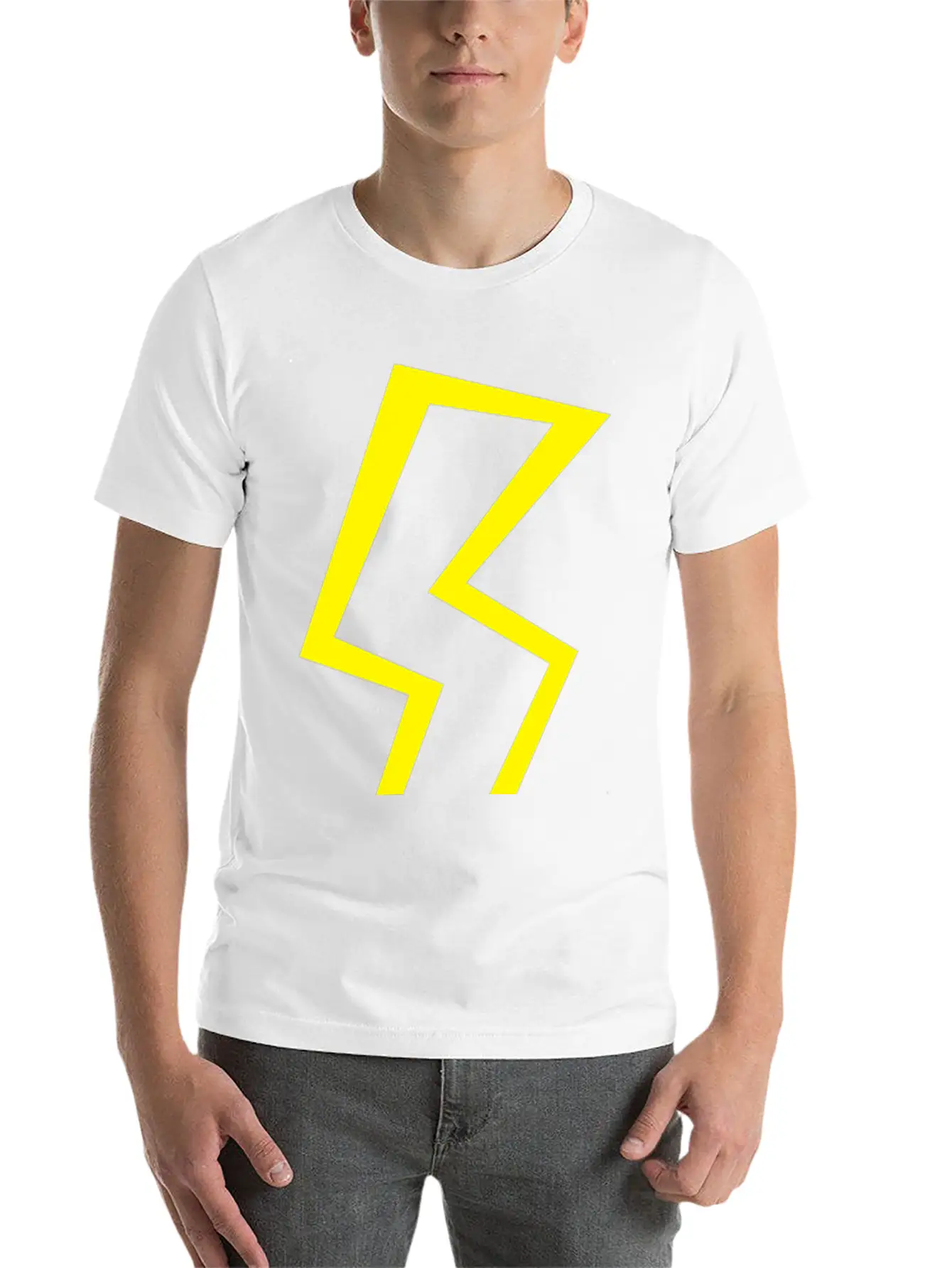 Lightning (ZAP) Basic Graphic T-Shirt – Daily Comfort In Soft Cotton