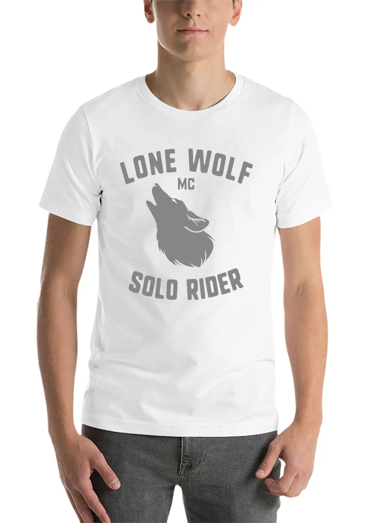 Lone Wolf Relaxed Everyday Tee – Lightweight And Durable Cotton