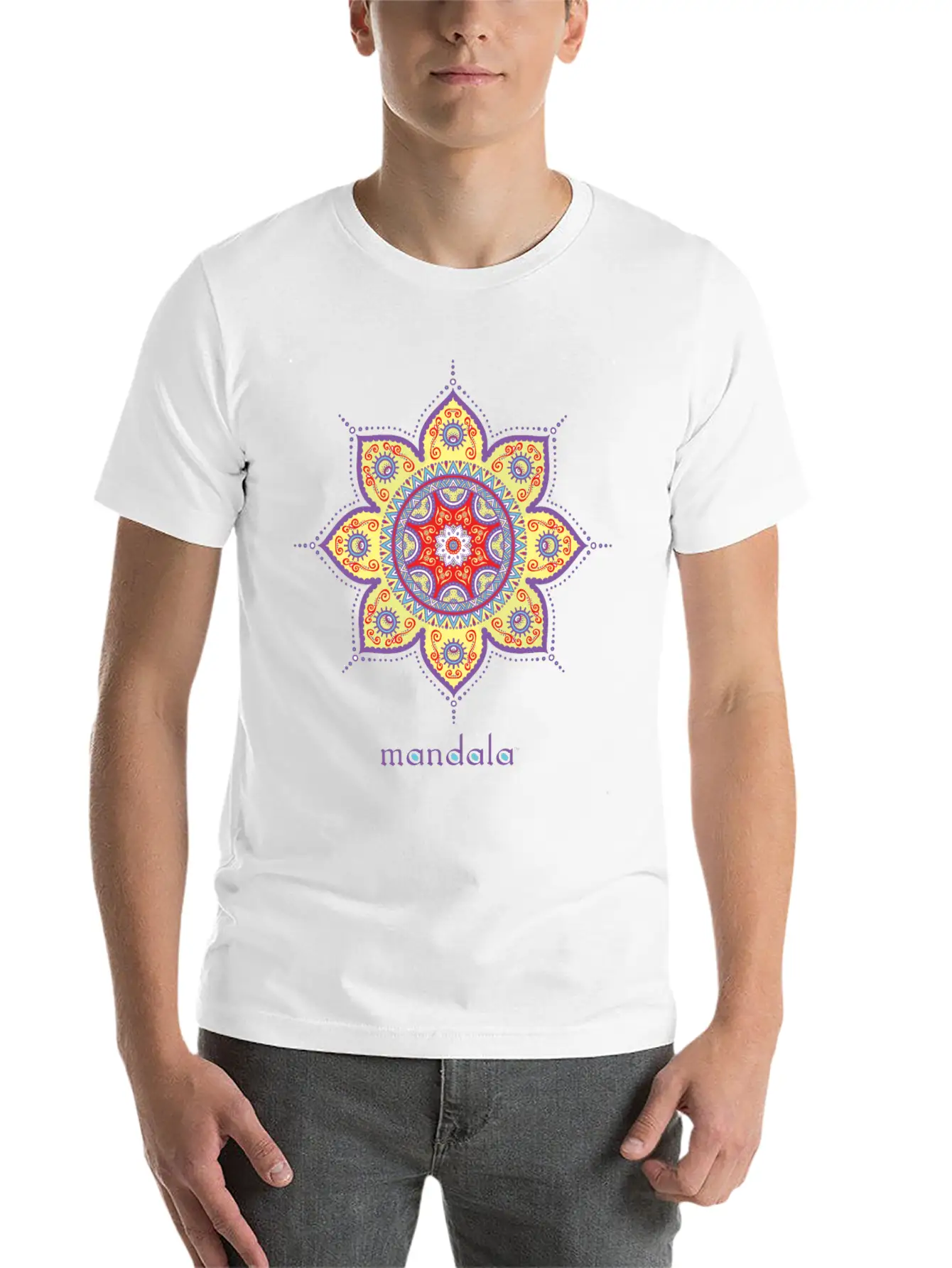 Mandala 03 Stylish Everyday T-Shirt – Unisex Basic Cotton Tee