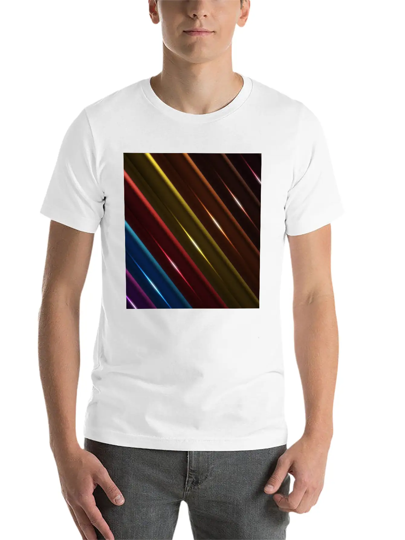 Metal Rods Basic Graphic T-Shirt – Daily Comfort In Soft Cotton