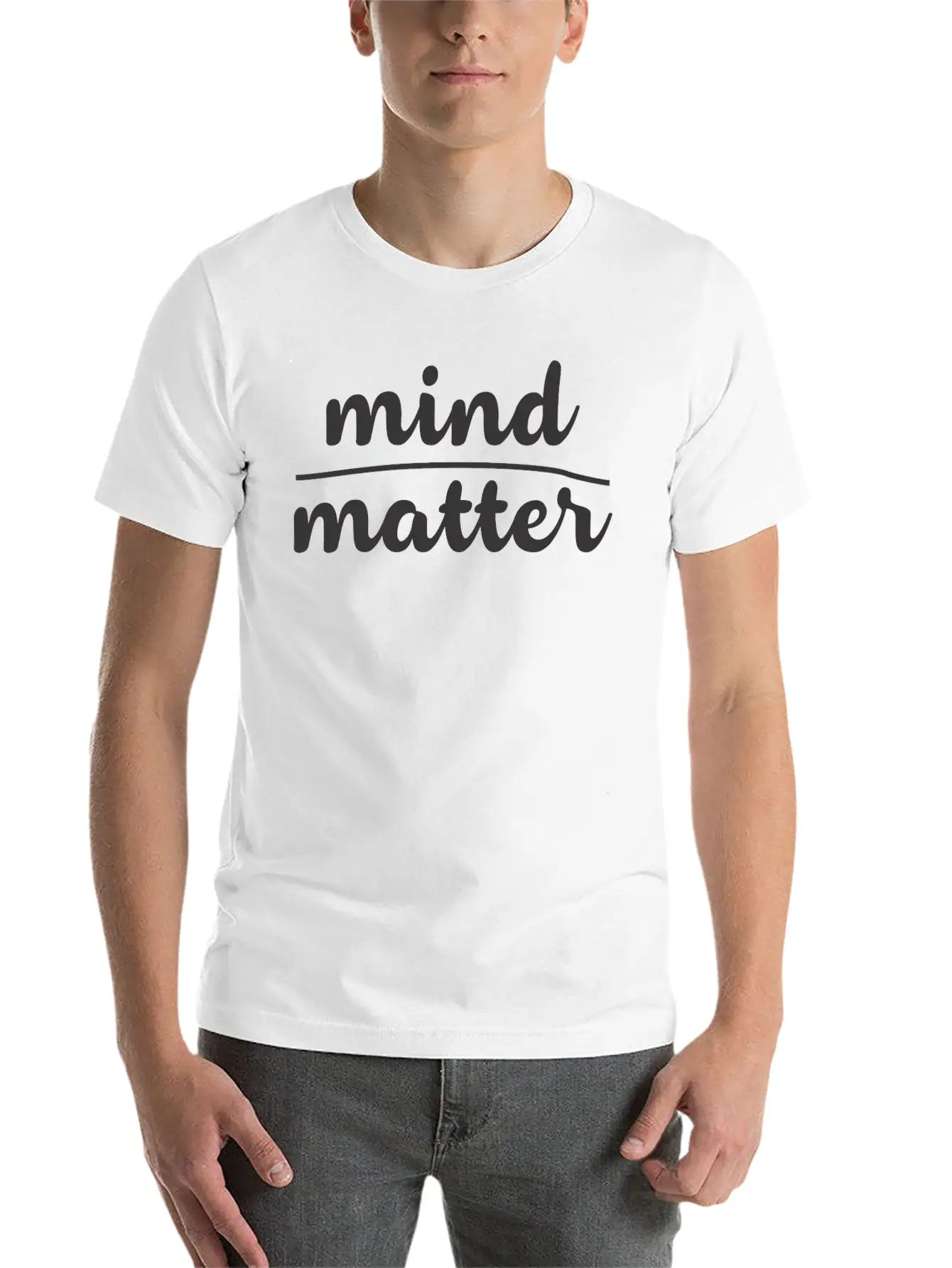 Mind Matter Stylish Everyday T-Shirt – Unisex Basic Cotton Tee