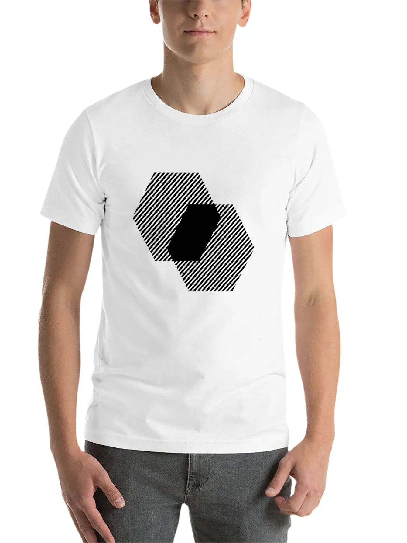Minimal Geometric 221 Basic Graphic T-Shirt – Daily Comfort In Soft Cotton