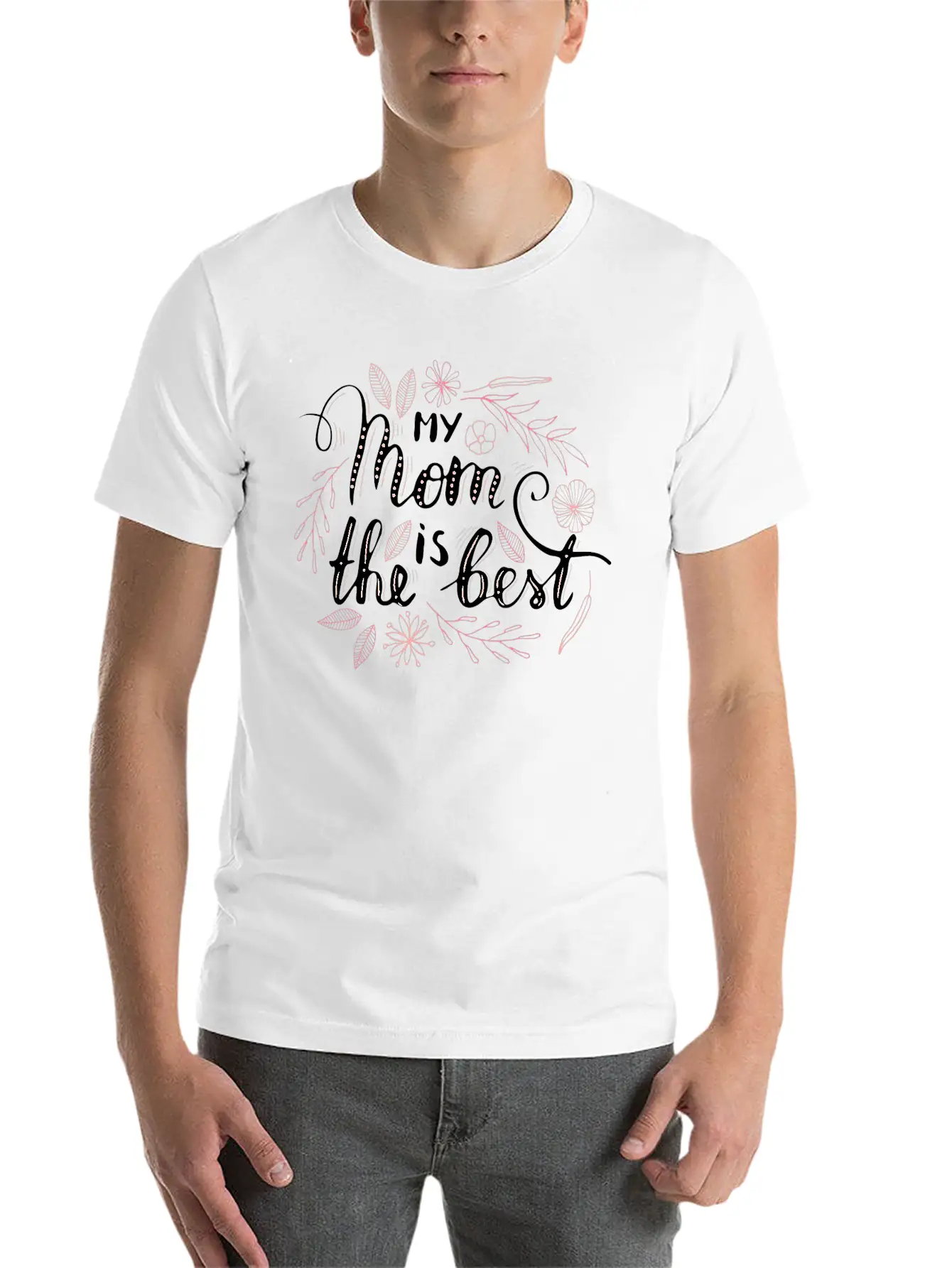 Mom Is The Best Simple Everyday Graphic Tee – Lightweight Summer Wear