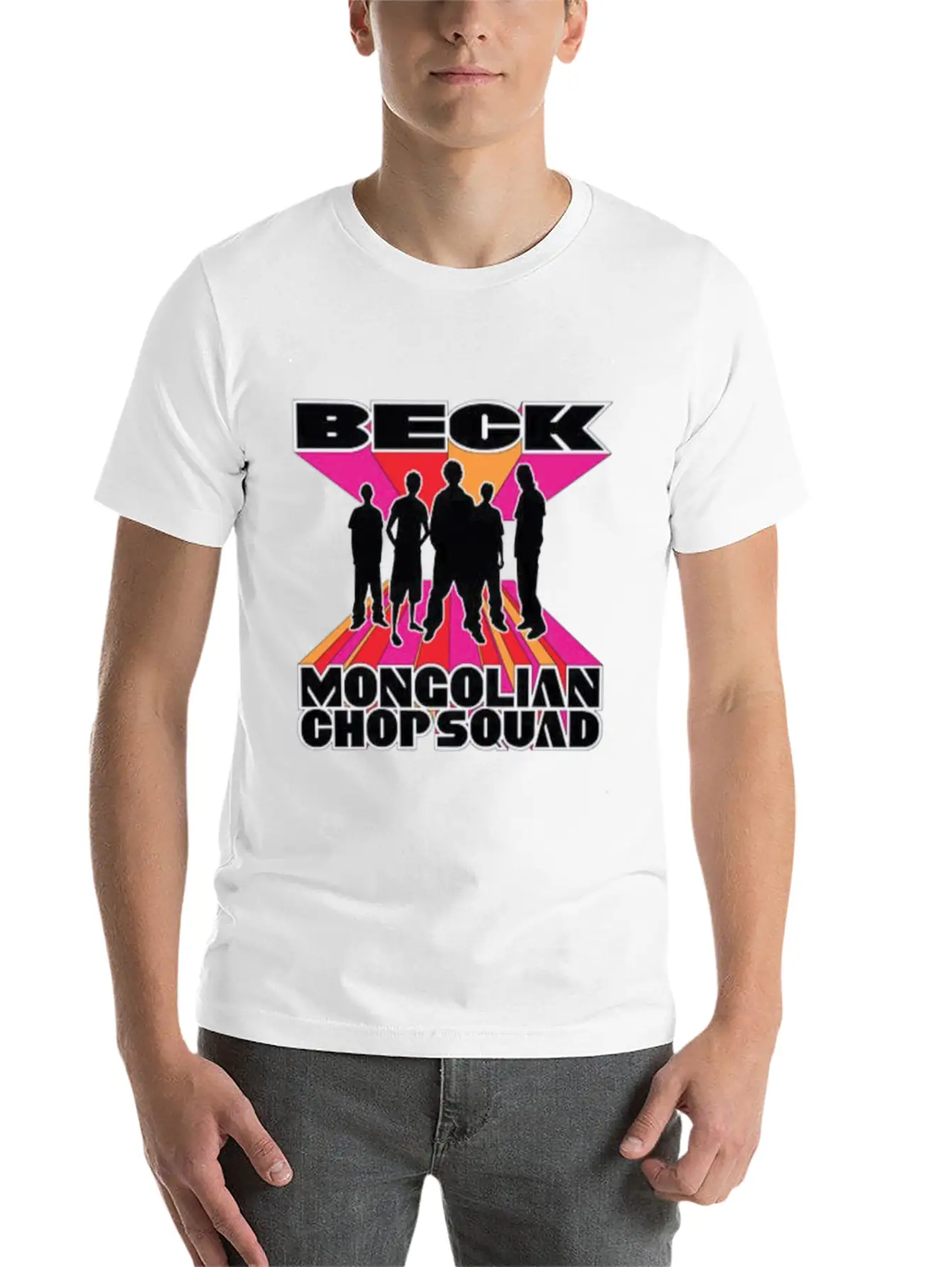 Mongolian Chop Squad Band Basic Graphic T-Shirt – Daily Comfort In Soft Cotton