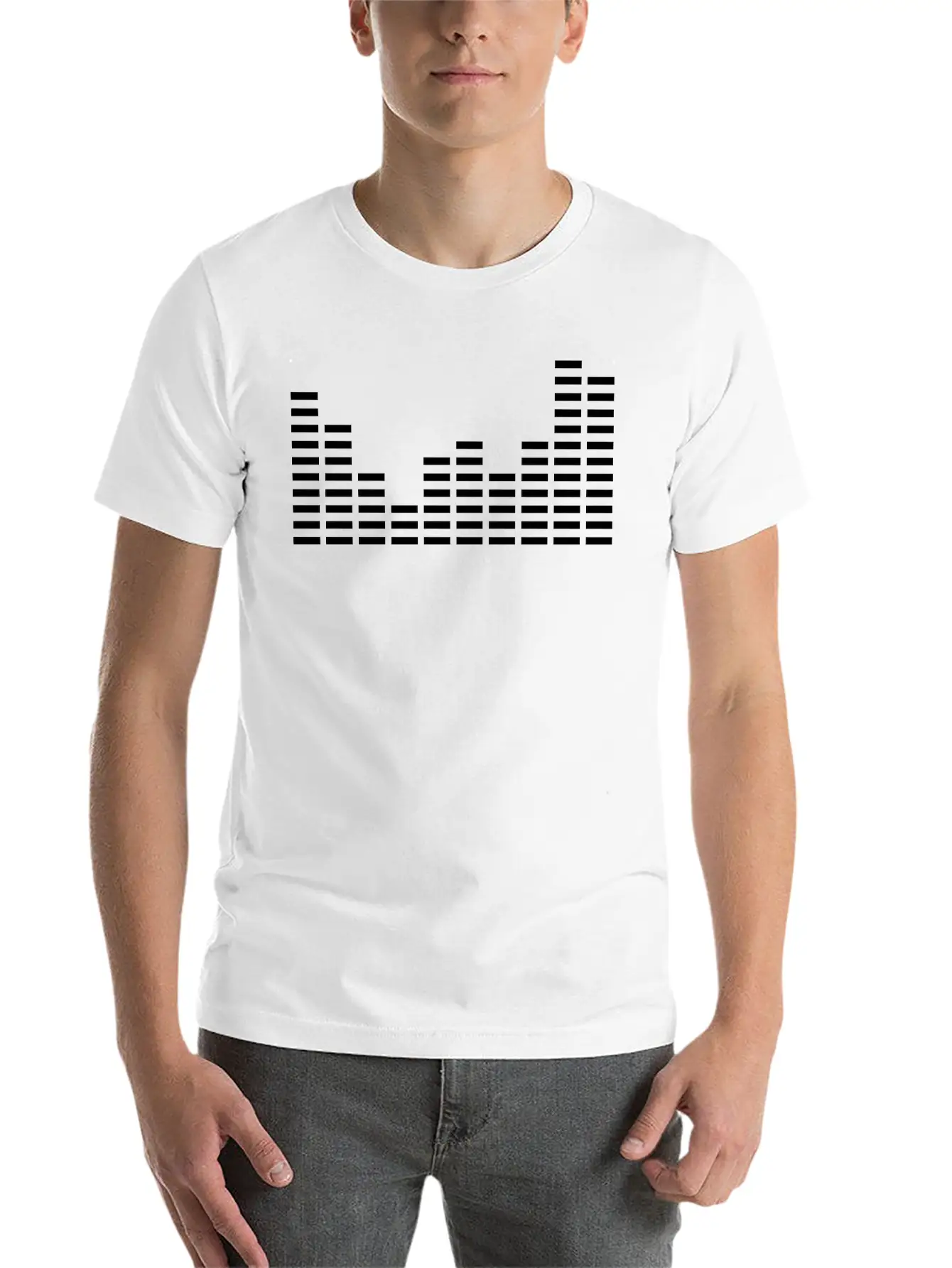 Music_eq_f1 Stylish Everyday T-Shirt – Unisex Basic Cotton Tee