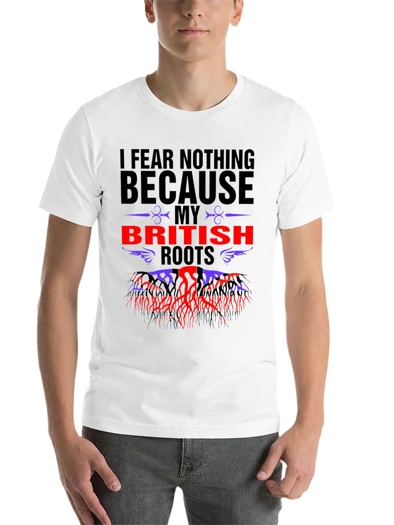 My British Roots Basic Graphic T-Shirt – Daily Comfort In Soft Cotton