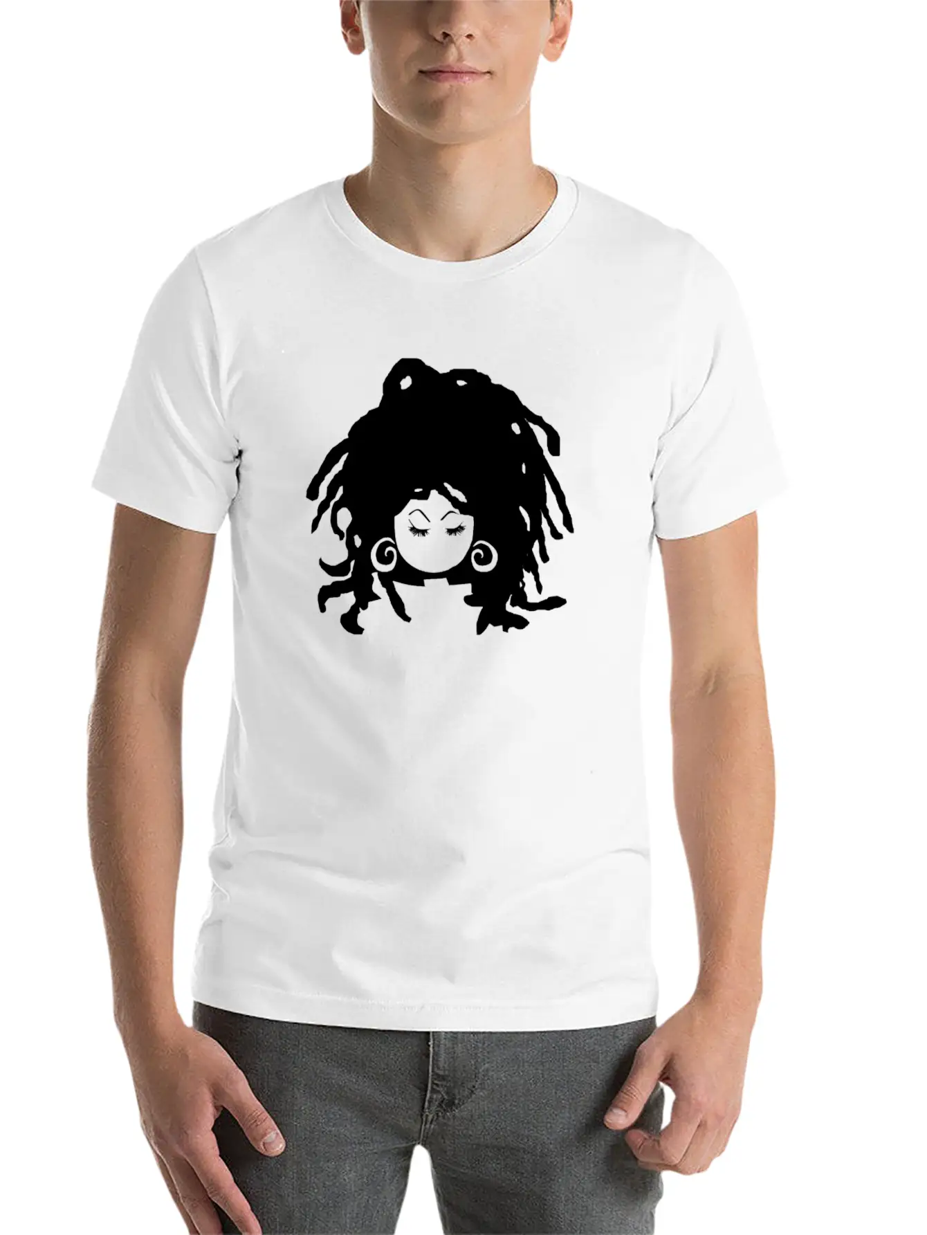 Natural Hair T-Shirt For Black Women Dreadlock Unisex Casual T-Shirt – Clean Design For Daily Comfort