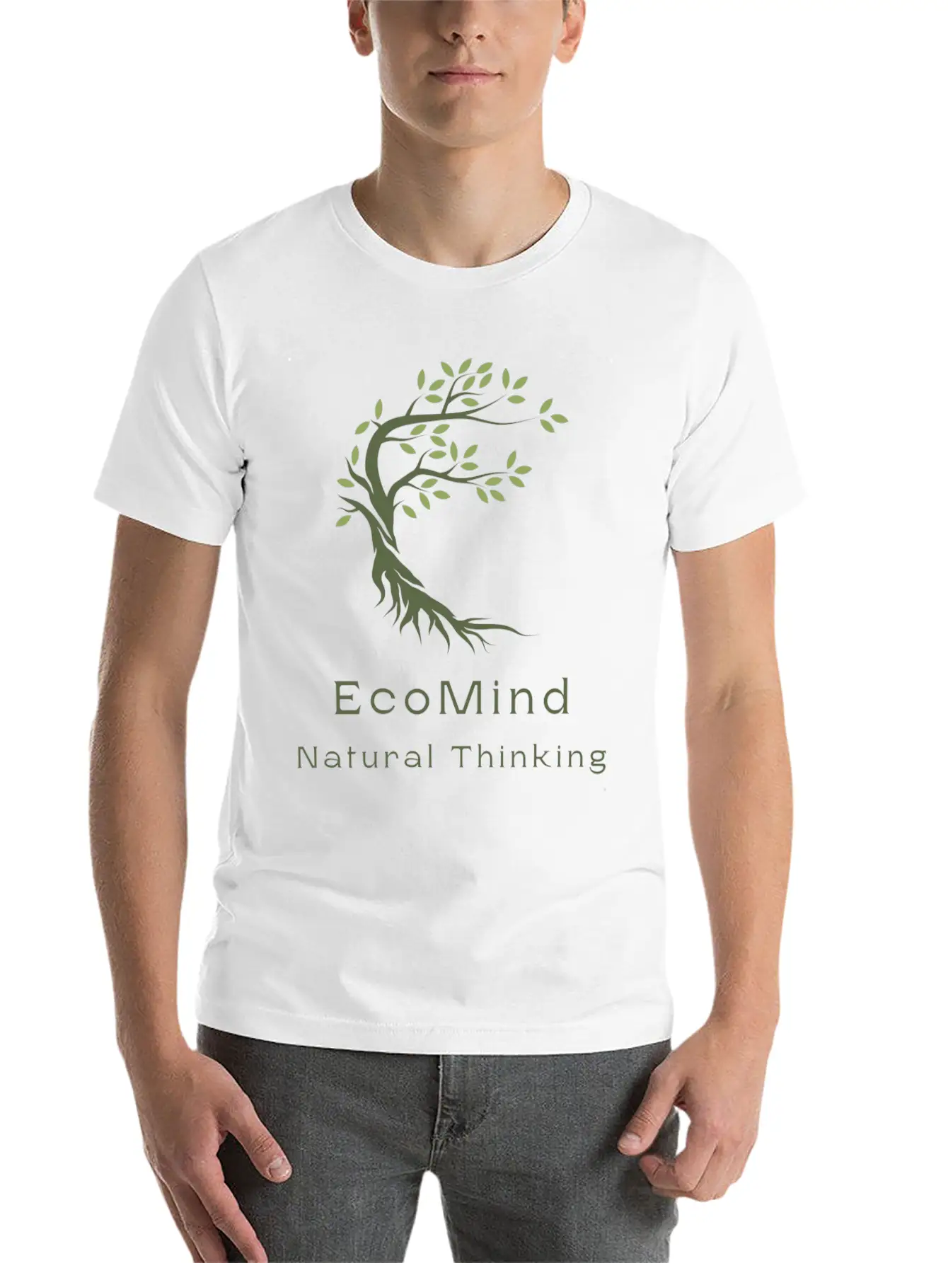 Natural Thinking Stylish Everyday T-Shirt – Unisex Basic Cotton Tee