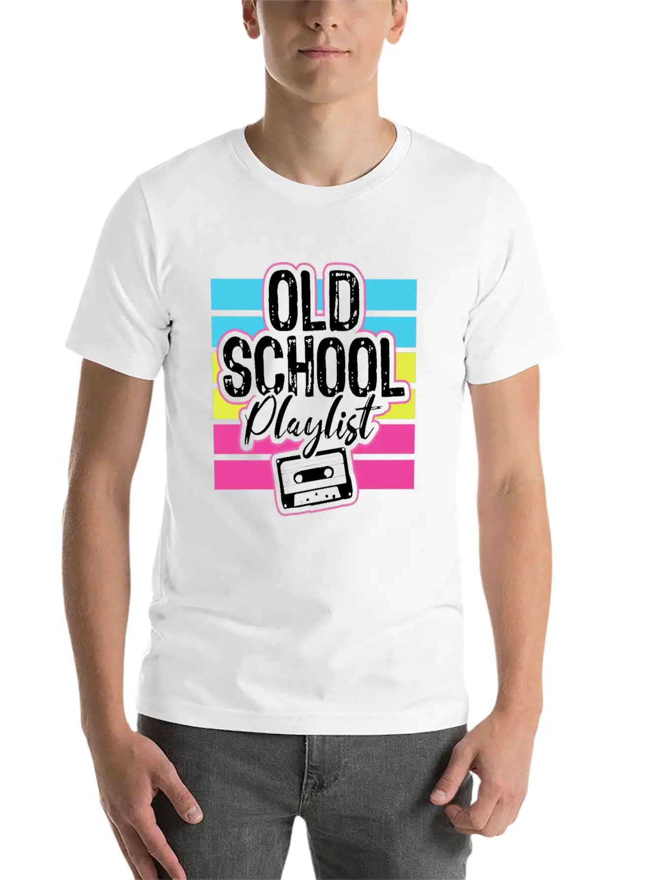 Old Song Playlist Stylish Everyday T-Shirt – Unisex Basic Cotton Tee
