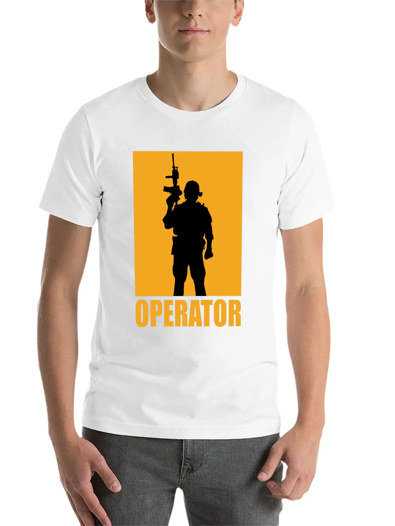 Operator Design Unisex Cotton Tee – Relaxed Fit For Any Occasion