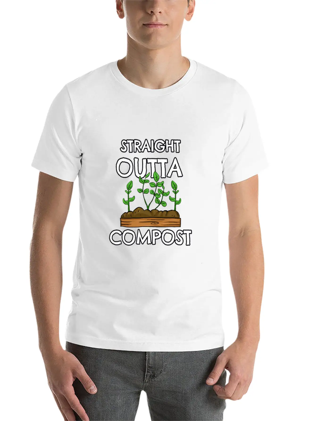 Organic Farming Composting Relaxed Everyday Tee – Lightweight And Durable Cotton