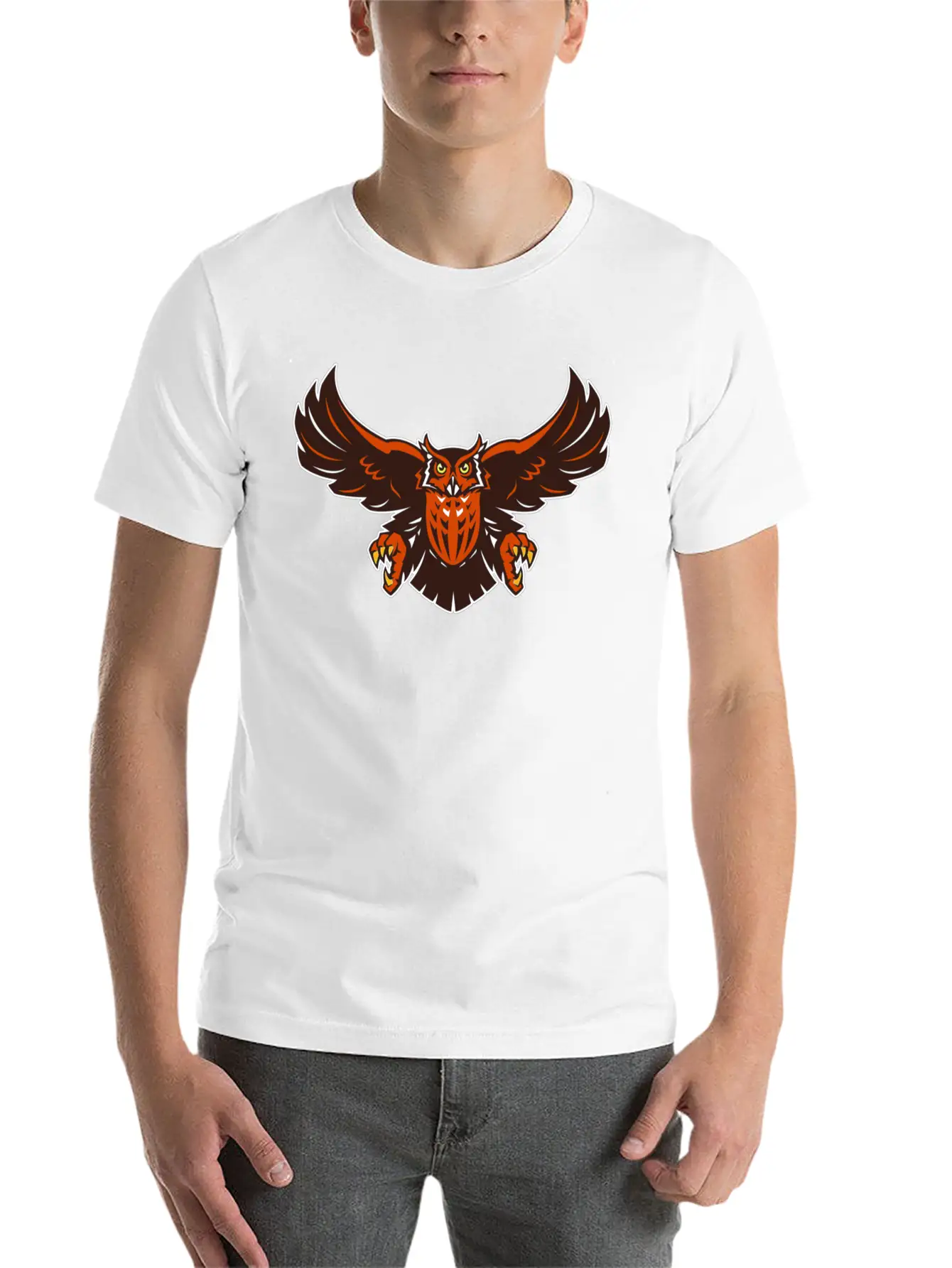 Owl Simple Everyday Graphic Tee – Lightweight Summer Wear