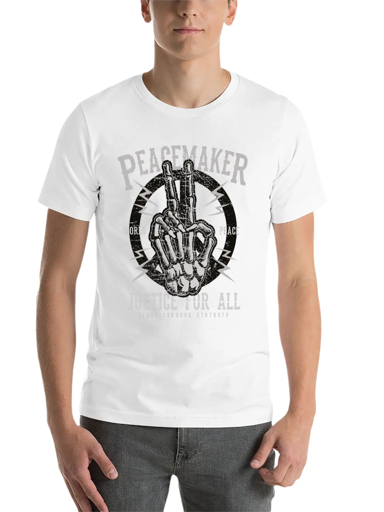 Peacemaker Basic Graphic T-Shirt – Daily Comfort In Soft Cotton