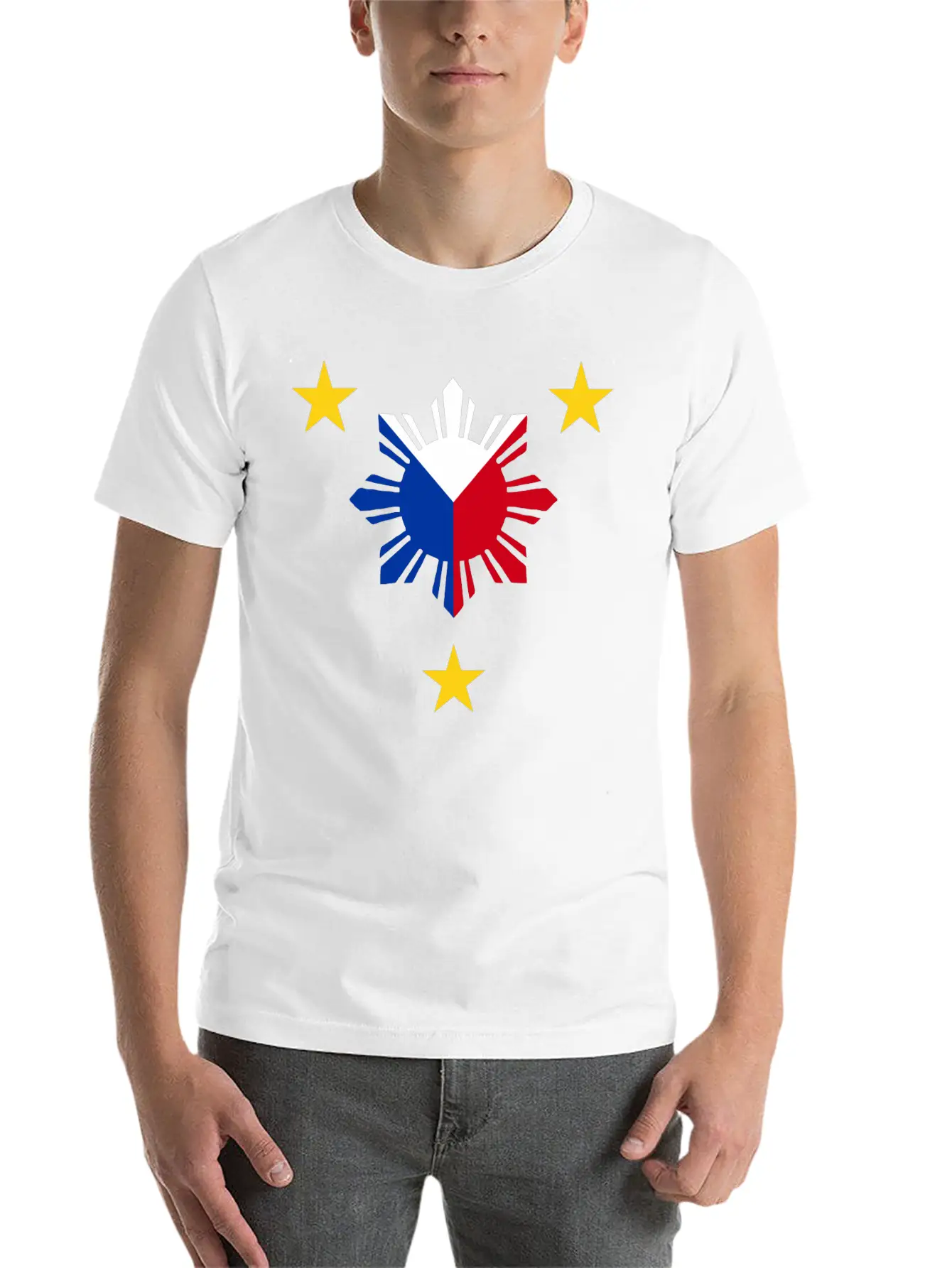 Philippines - Philippine Flag - Philippines Sun Stylish Everyday T-Shirt – Unisex Basic Cotton Tee