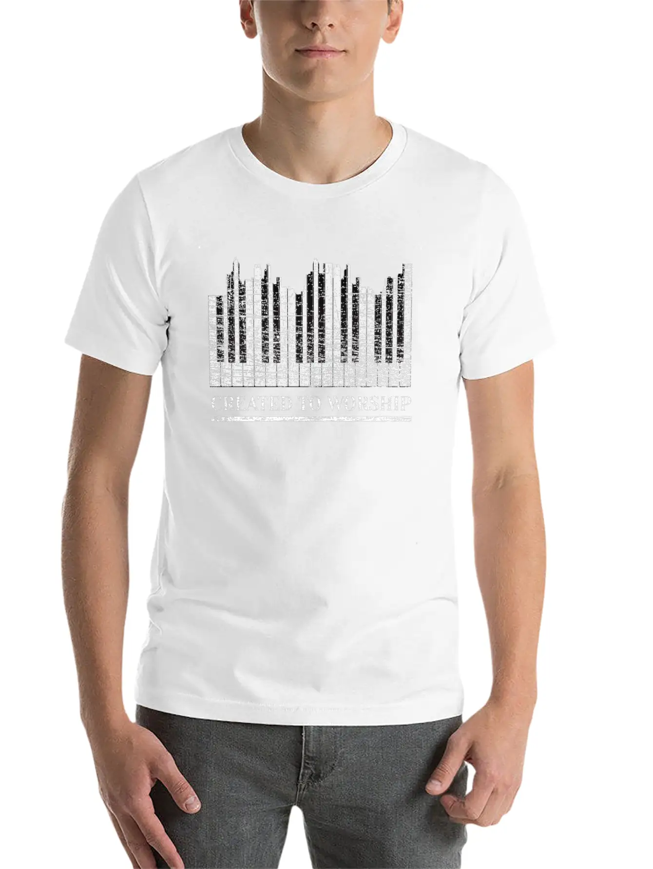 Piano Hobby Grand Piano Gift Stylish Everyday T-Shirt – Unisex Basic Cotton Tee