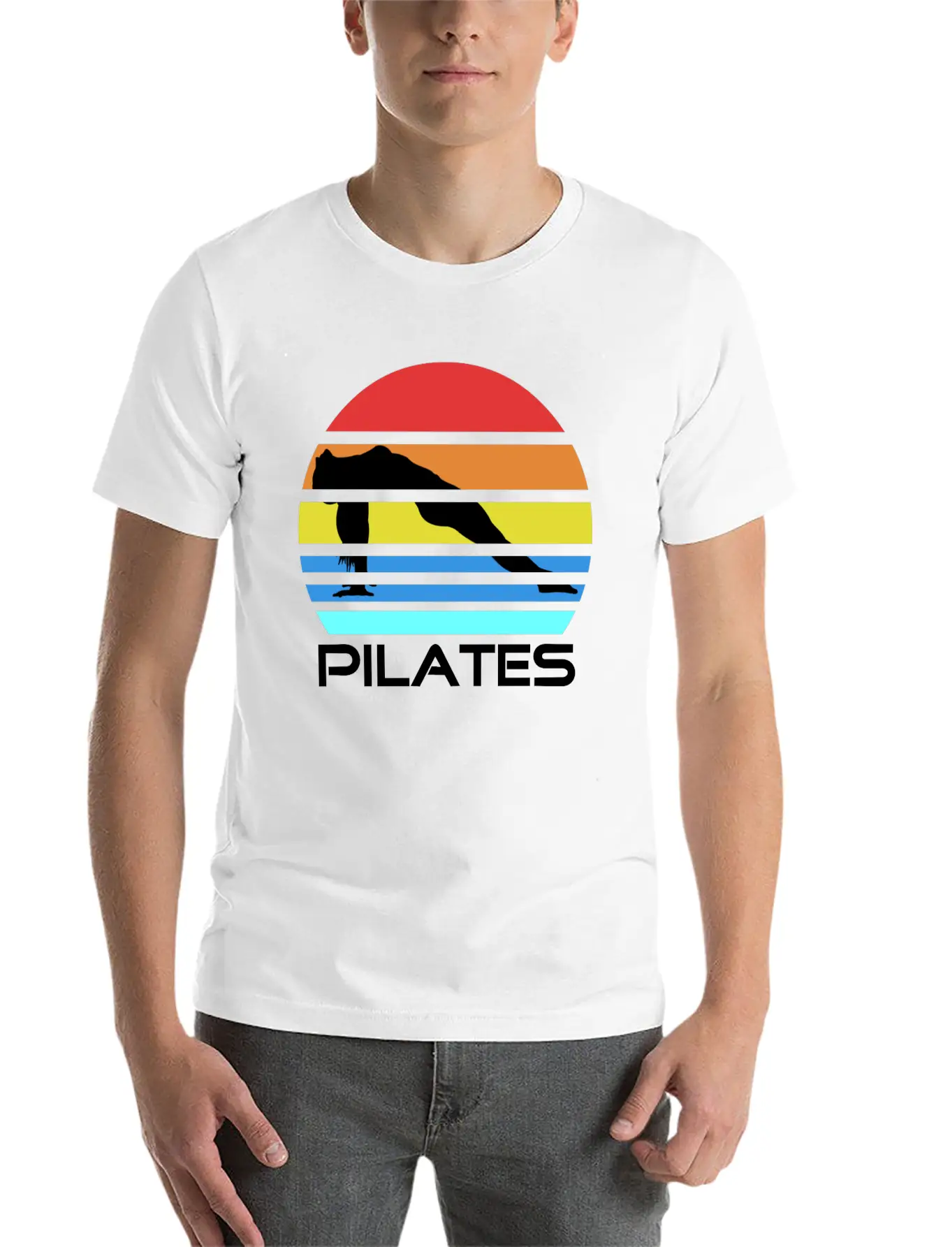 Pilates Exercise Essential Cotton Tee For Daily Outfits – Unisex Style