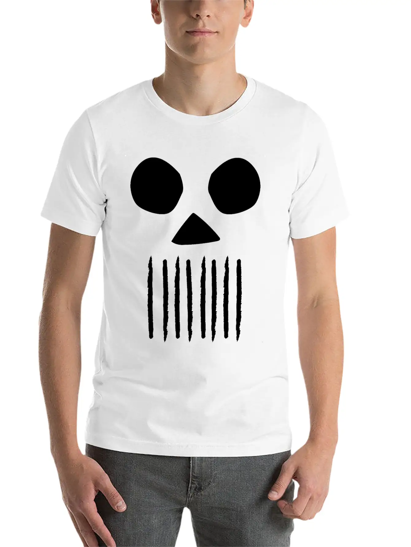 Punk Skull Grunge Stylish Everyday T-Shirt – Unisex Basic Cotton Tee