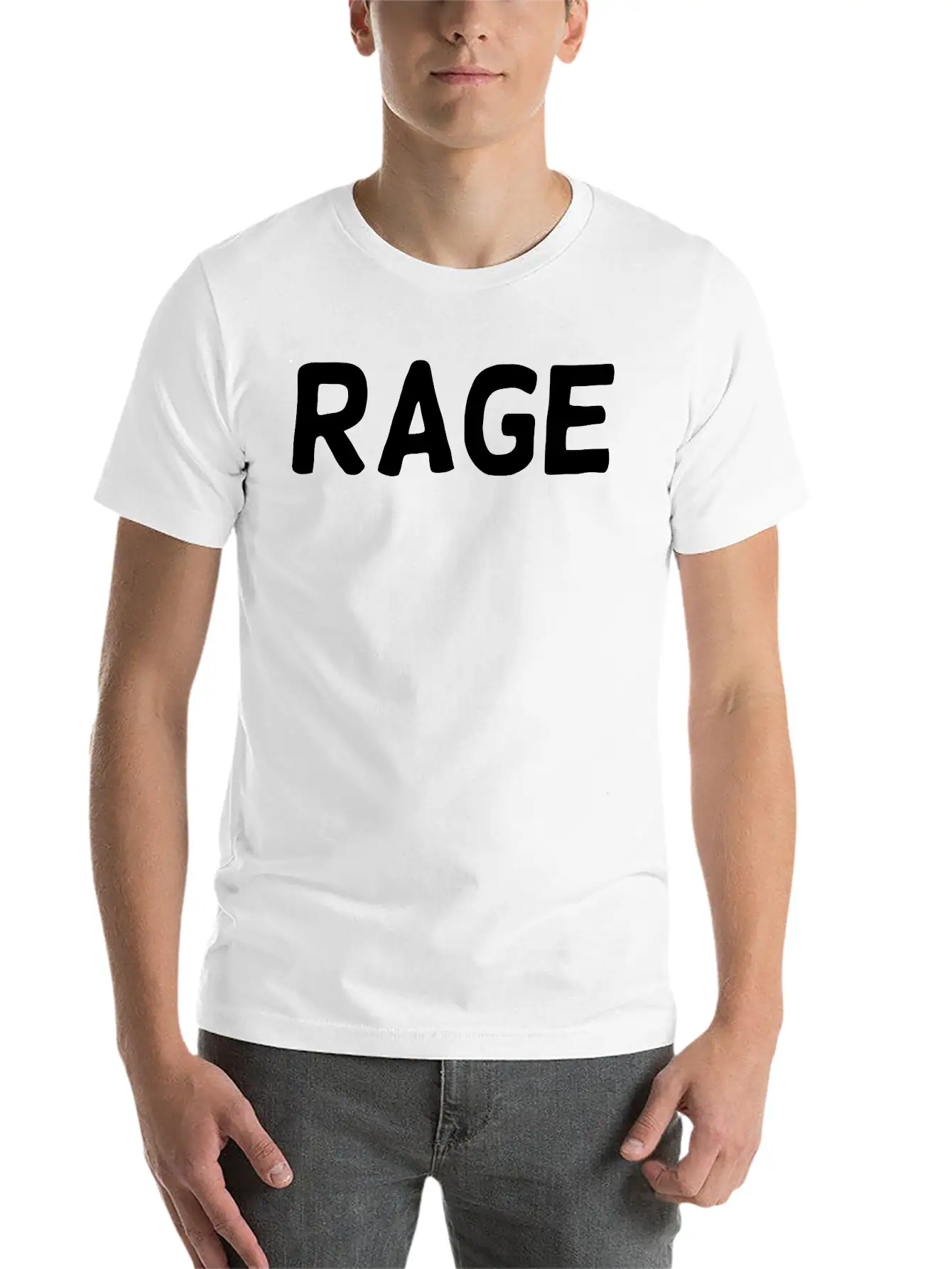 Rage Basic Graphic T-Shirt – Daily Comfort In Soft Cotton