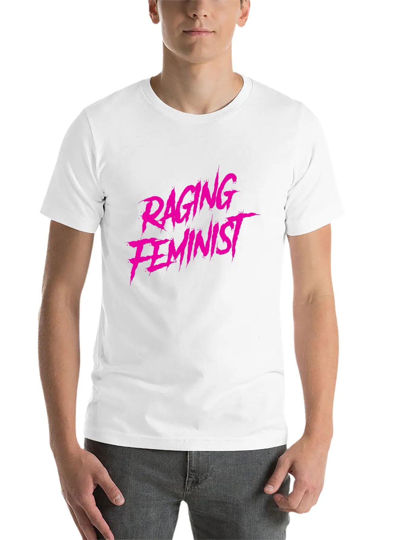 Raging Feminist Basic Graphic T-Shirt – Daily Comfort In Soft Cotton