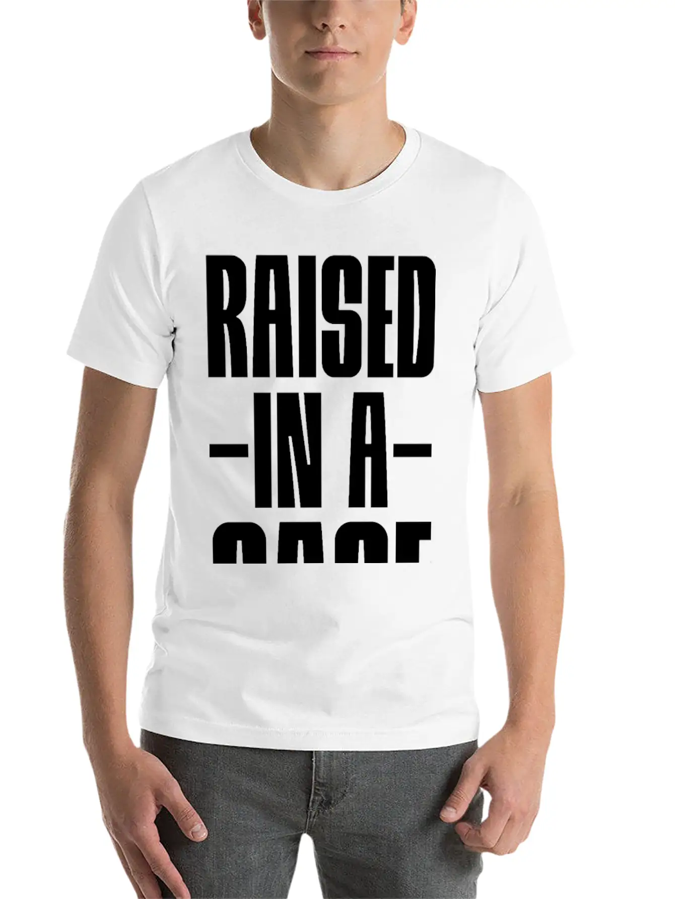 Raised In A Cage 3 Relaxed Everyday Tee – Lightweight And Durable Cotton