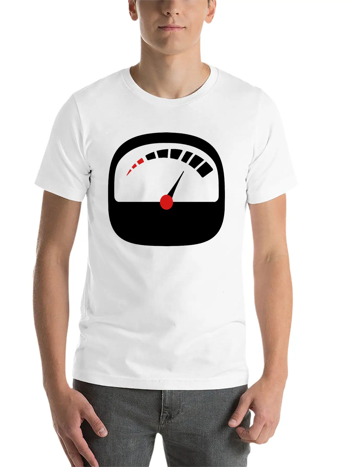Refuel Speedometer Fuel Gauge Pointer Full Tank Relaxed Everyday Tee – Lightweight And Durable Cotton