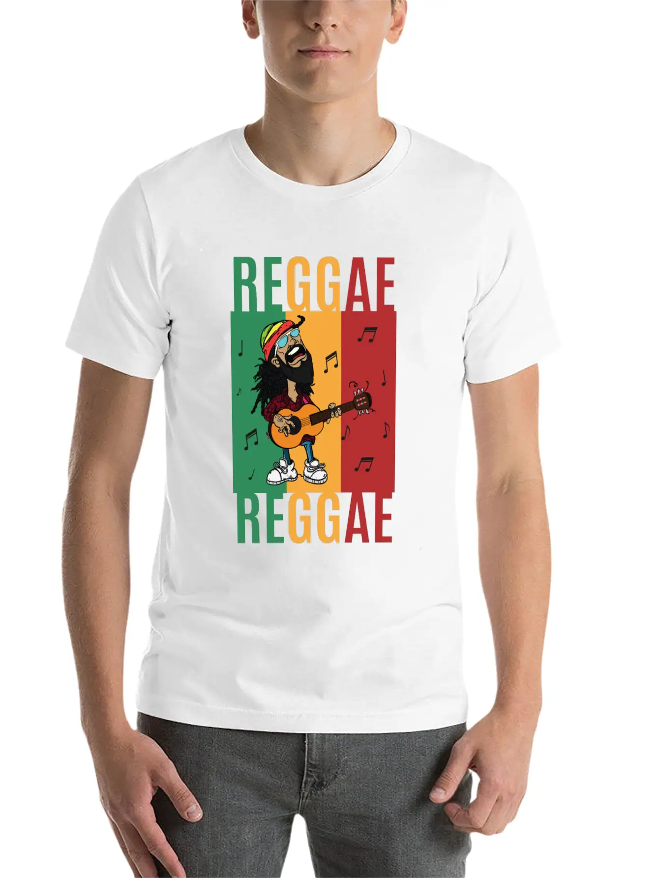 Reggae Reggaestyle Music Reggaeton Basic Graphic T-Shirt – Daily Comfort In Soft Cotton