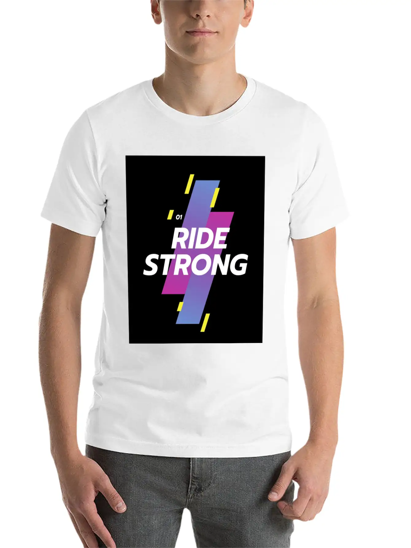 Ride Strong Simple Everyday Graphic Tee – Lightweight Summer Wear