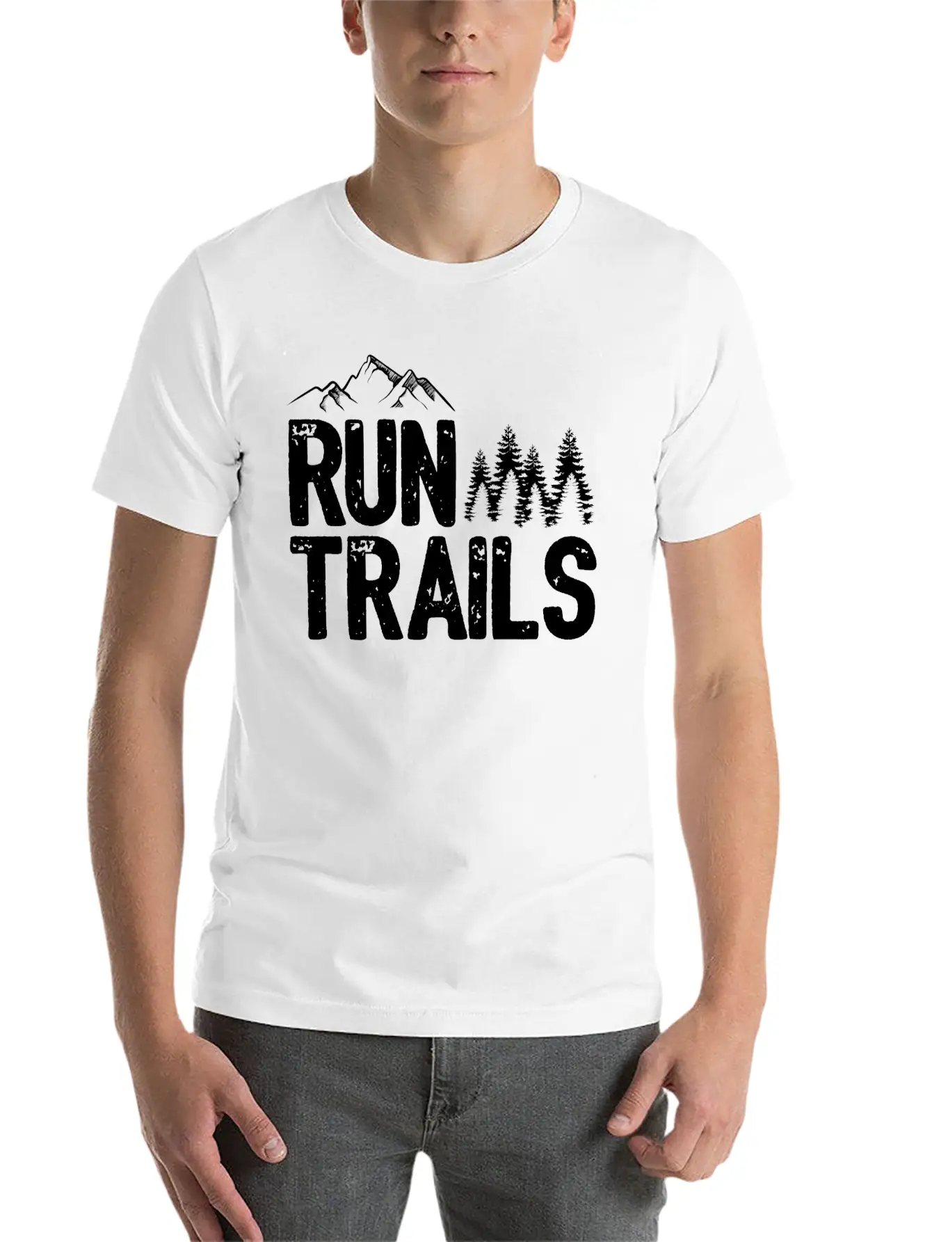 Run Trails Stylish Everyday T-Shirt – Unisex Basic Cotton Tee