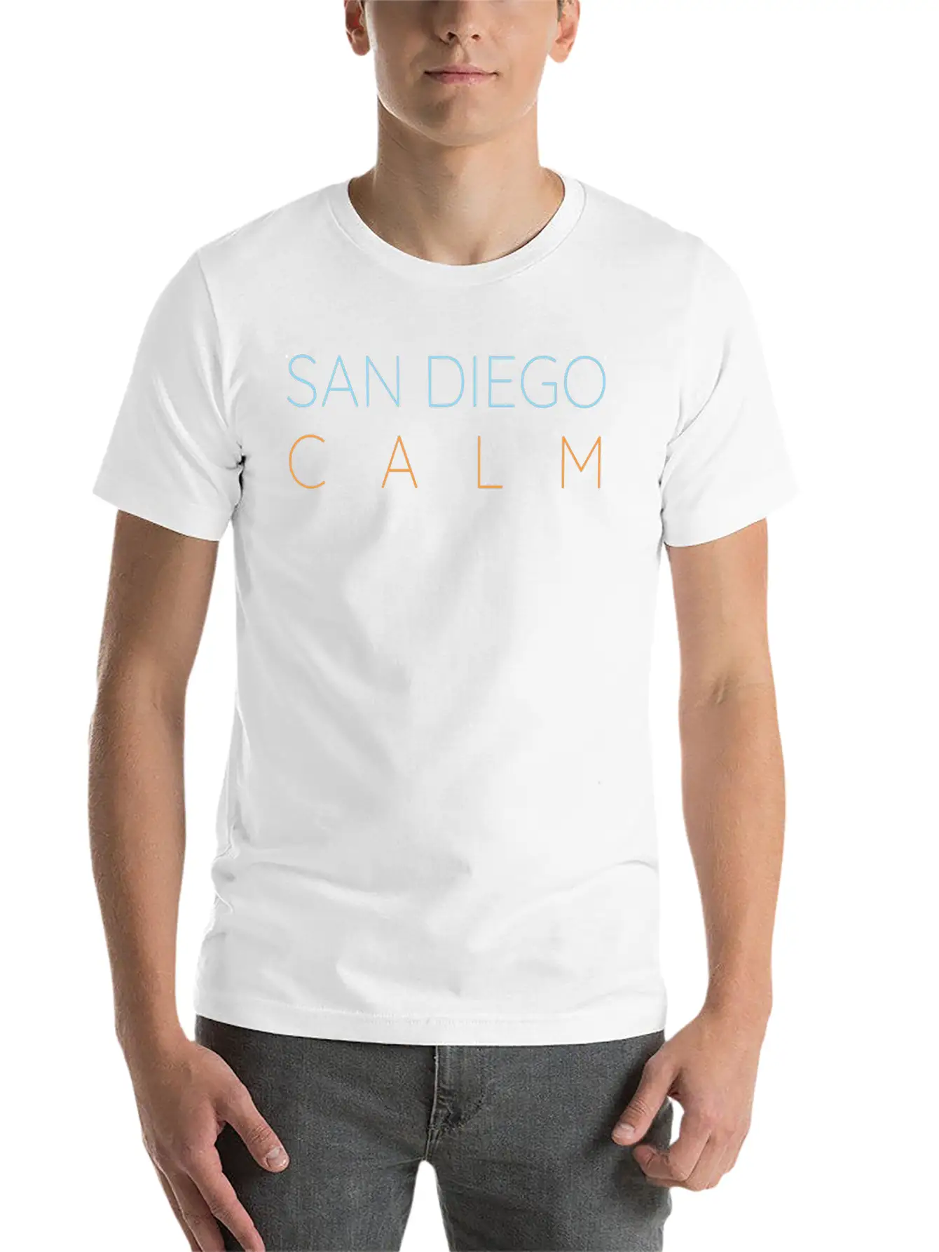 San Diego Calm Unisex Casual T-Shirt – Clean Design For Daily Comfort
