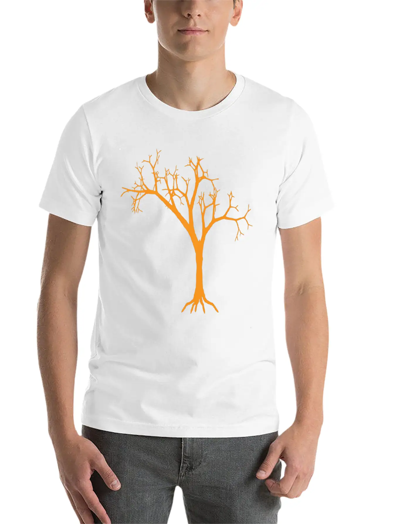 Scary Tree Stylish Everyday T-Shirt – Unisex Basic Cotton Tee
