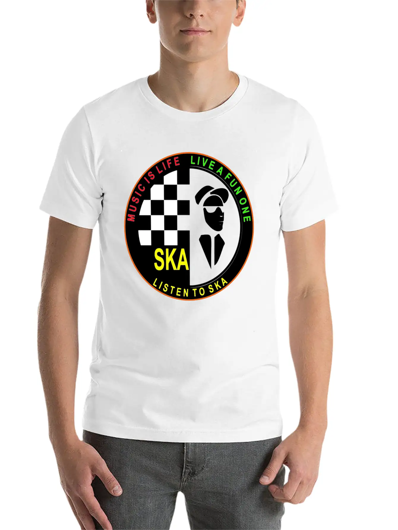 Ska Stylish Everyday T-Shirt – Unisex Basic Cotton Tee