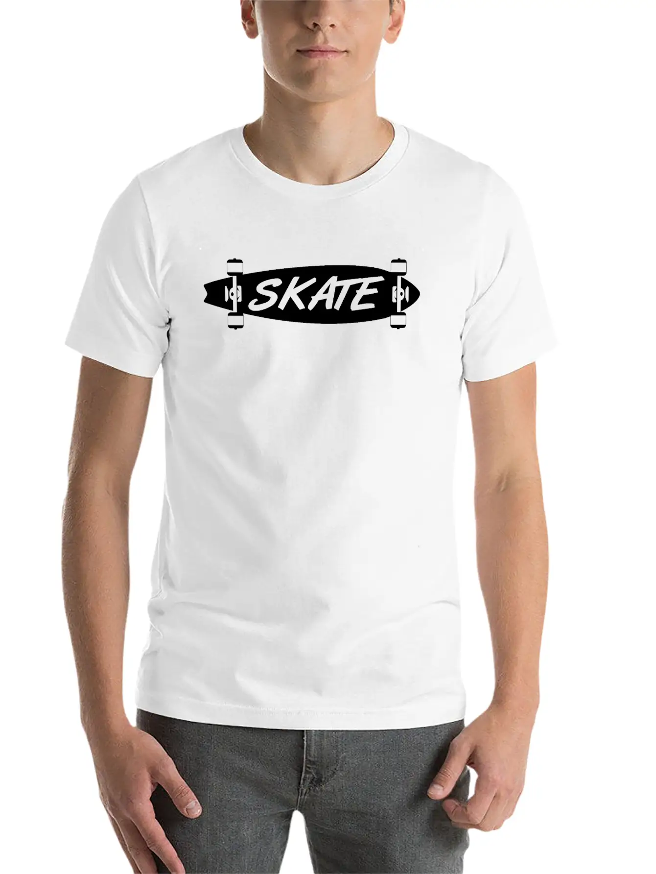 Skateboard Skater Relaxed Everyday Tee – Lightweight And Durable Cotton