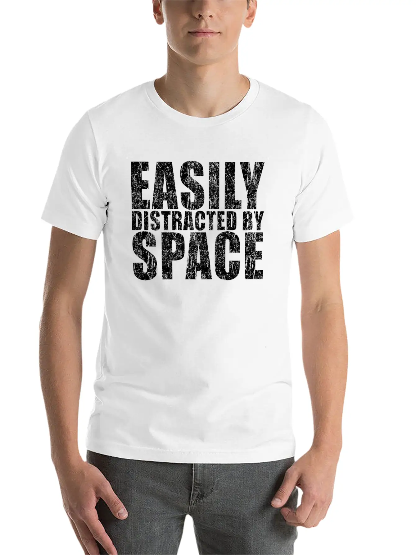 Space Essential Cotton Tee For Daily Outfits – Unisex Style