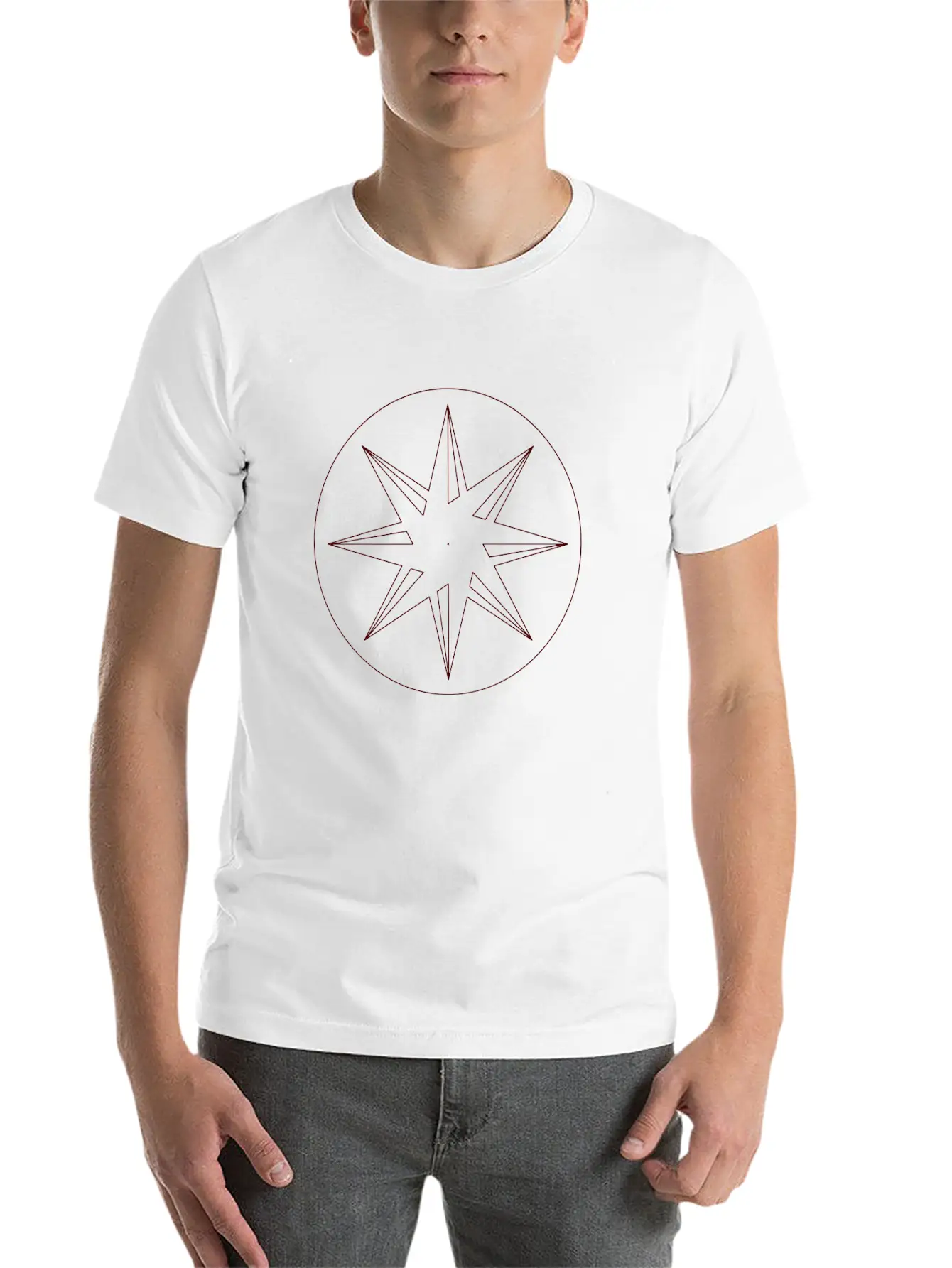 Star Logo Stylish Everyday T-Shirt – Unisex Basic Cotton Tee