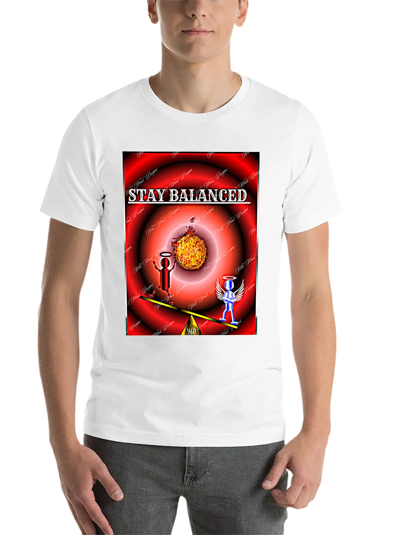 Stay Balanced Stylish Everyday T-Shirt – Unisex Basic Cotton Tee