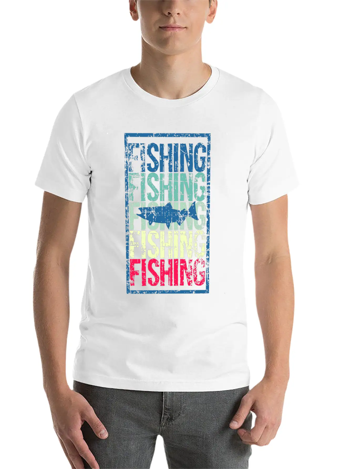 Sunset Fishing Gift Stylish Everyday T-Shirt – Unisex Basic Cotton Tee