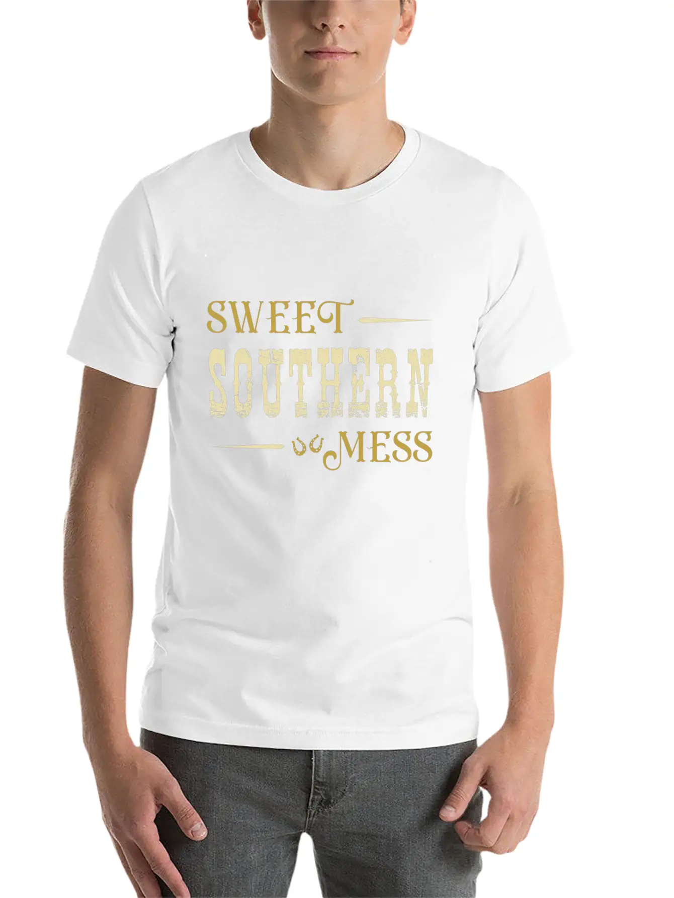 Sweet Southern Mess Breathable Graphic T-Shirt – Perfect For Casual Days