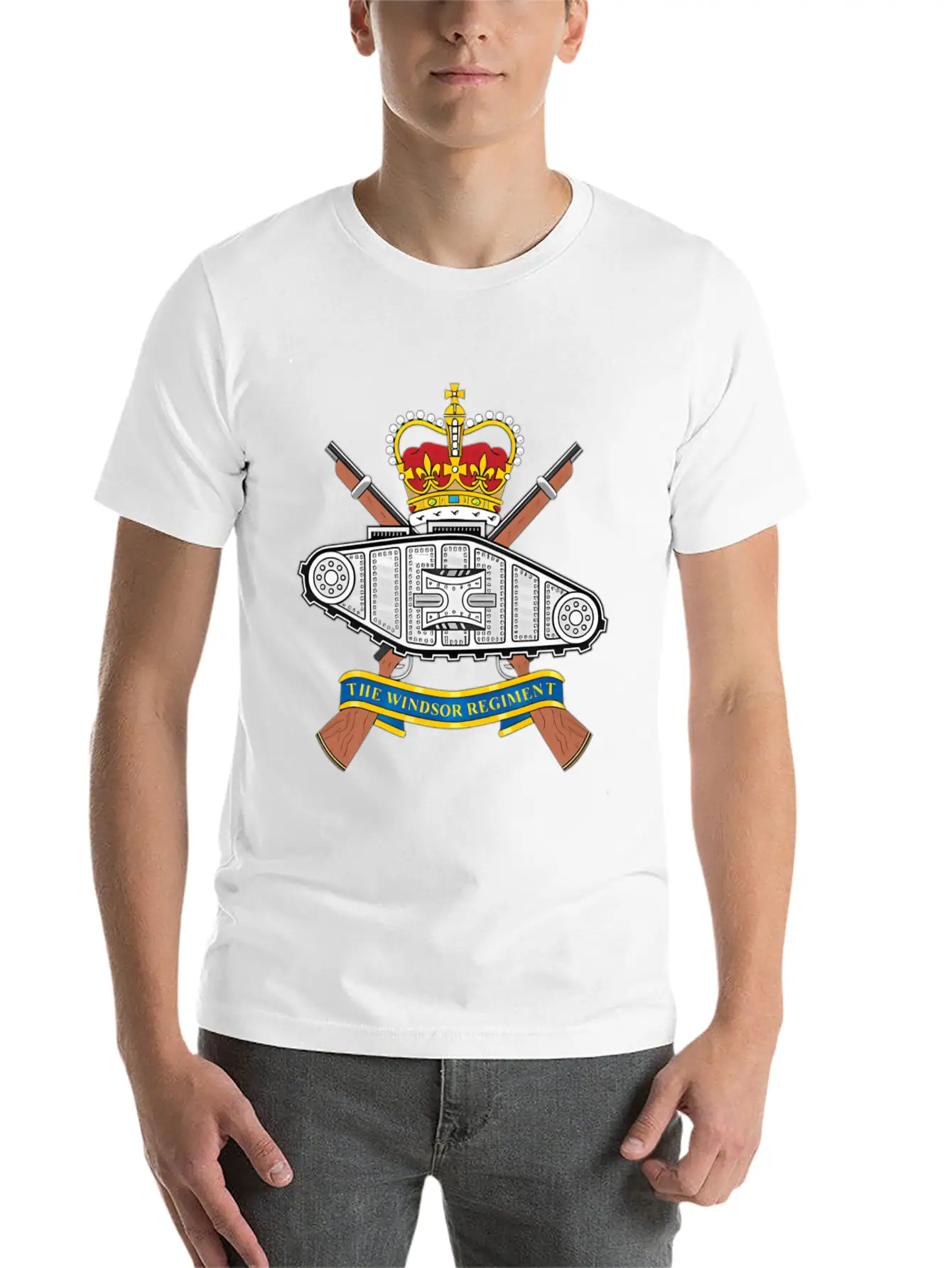 The Windsor Regiment Rcac Stylish Everyday T-Shirt – Unisex Basic Cotton Tee