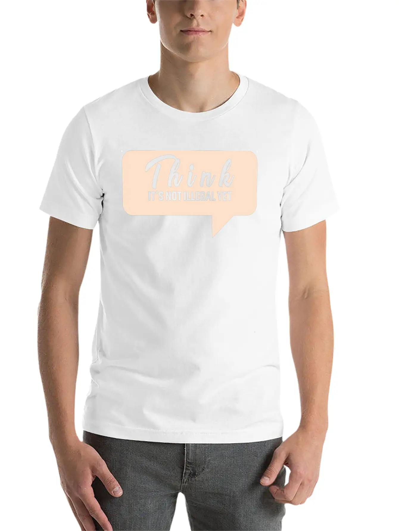 THINK IT IS NOT EQUAL YET Basic Graphic T-Shirt – Daily Comfort In Soft Cotton