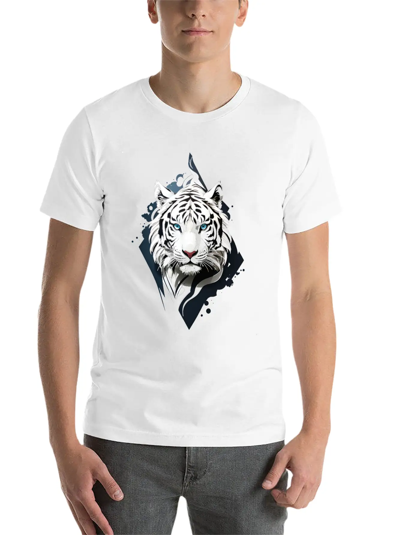 Tiger Casual Graphic T-Shirt – Simple And Comfortable Daily Wear