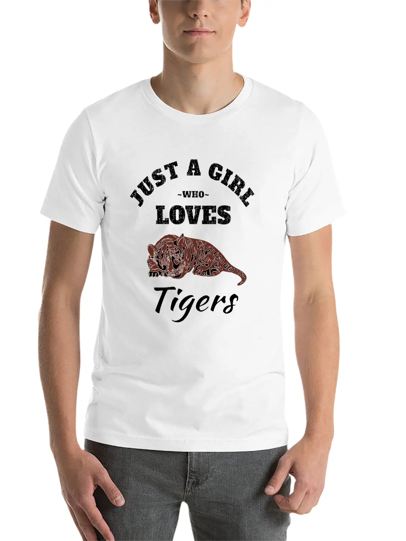 Tiger Stylish Everyday T-Shirt – Unisex Basic Cotton Tee