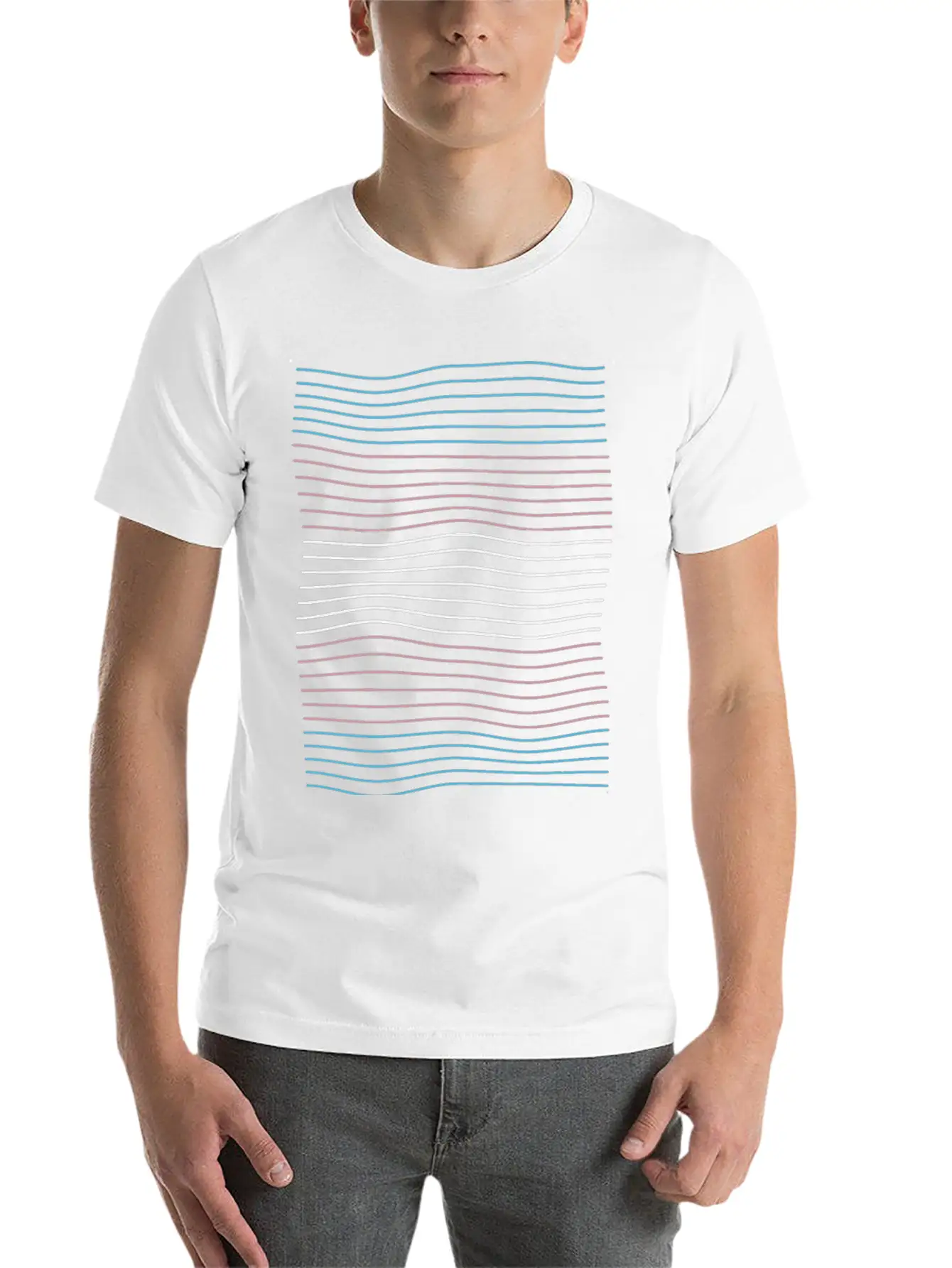 Transgender Pride Stylish Everyday T-Shirt – Unisex Basic Cotton Tee