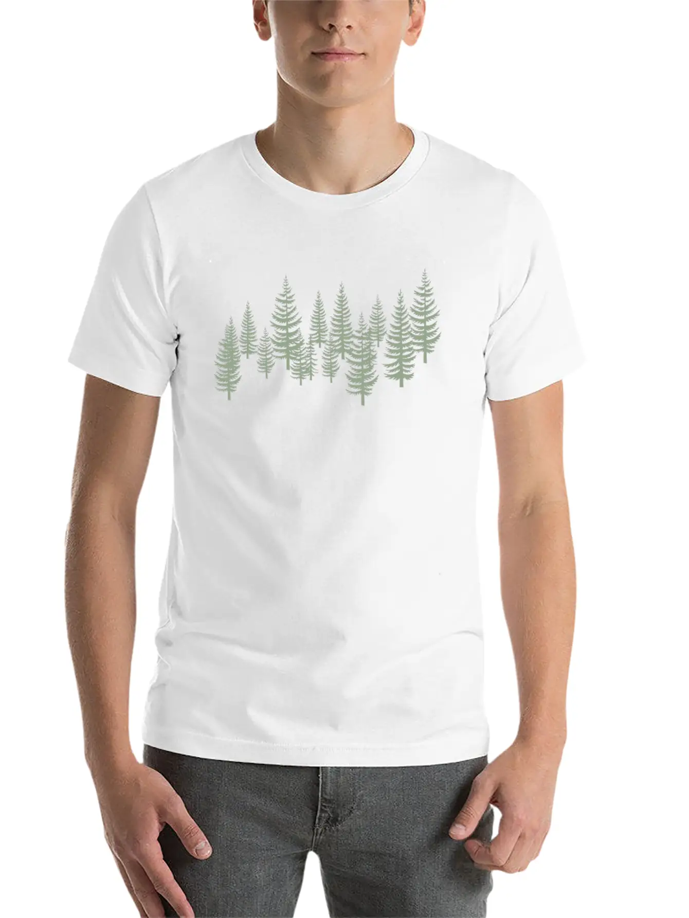 Tree - Trees - Forest Basic Graphic T-Shirt – Daily Comfort In Soft Cotton